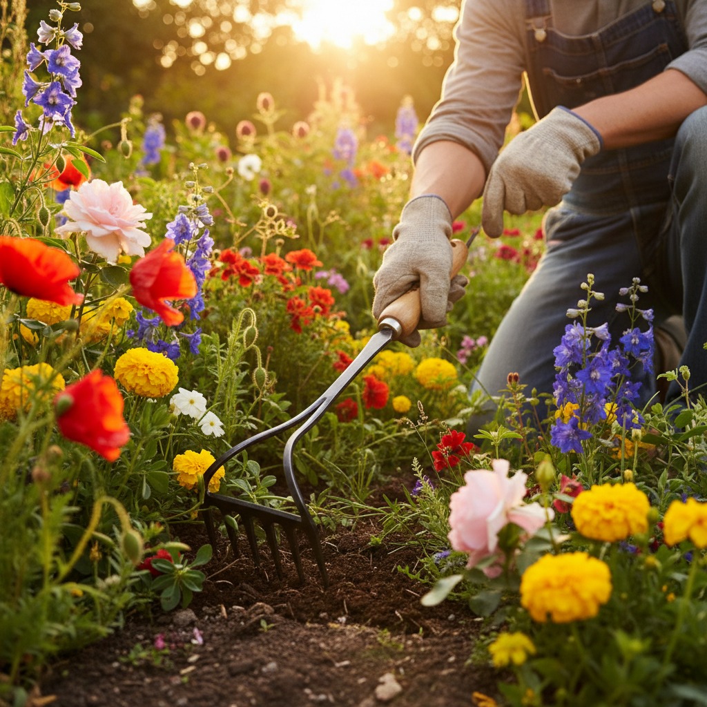 Handhark actie - Golden hour