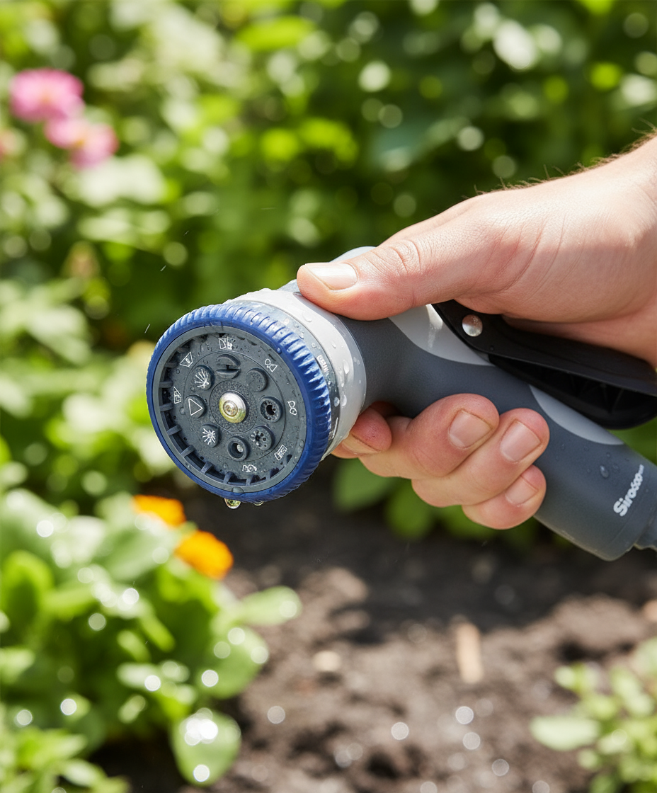 Sproeipatroon instellen